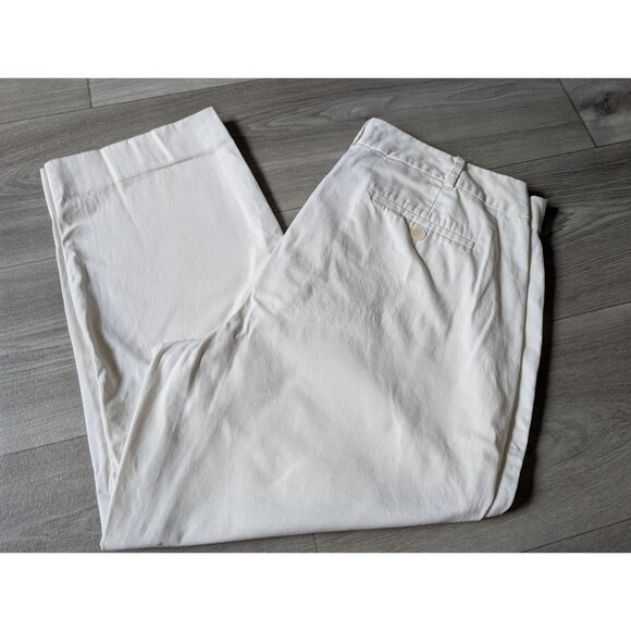 Talbots Womens Curvy Fit White Pants Size 16 - Picture 2 of 6